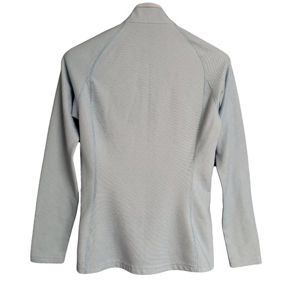 PATAGONIA Light Aqua Long Sleeve 1/2 Zip Pullover - Picture 3 of 6